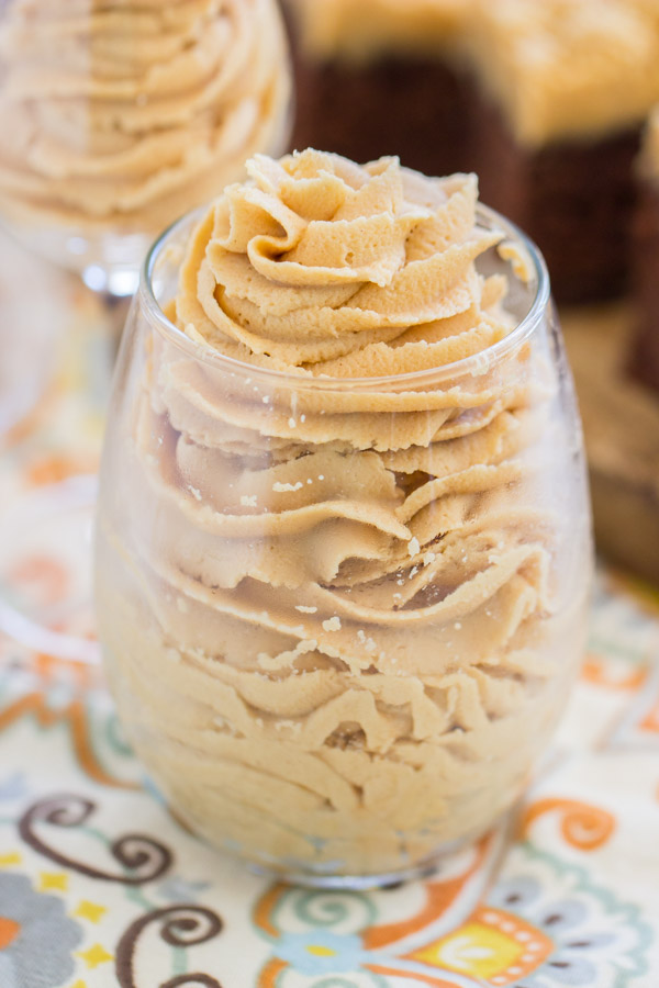 Peanut Butter Frosting recipe image thegoldlininggirl.com 1