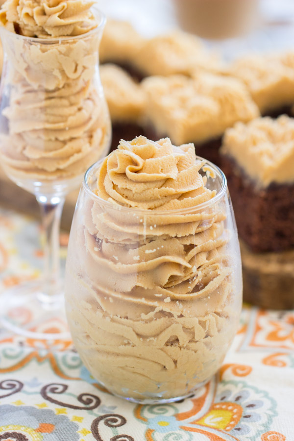 The Best &amp; Fluffiest Peanut Butter Frosting - The Gold Lining Girl