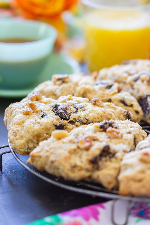 Walnut Fig Scones recipe image thegoldlininggirl 12