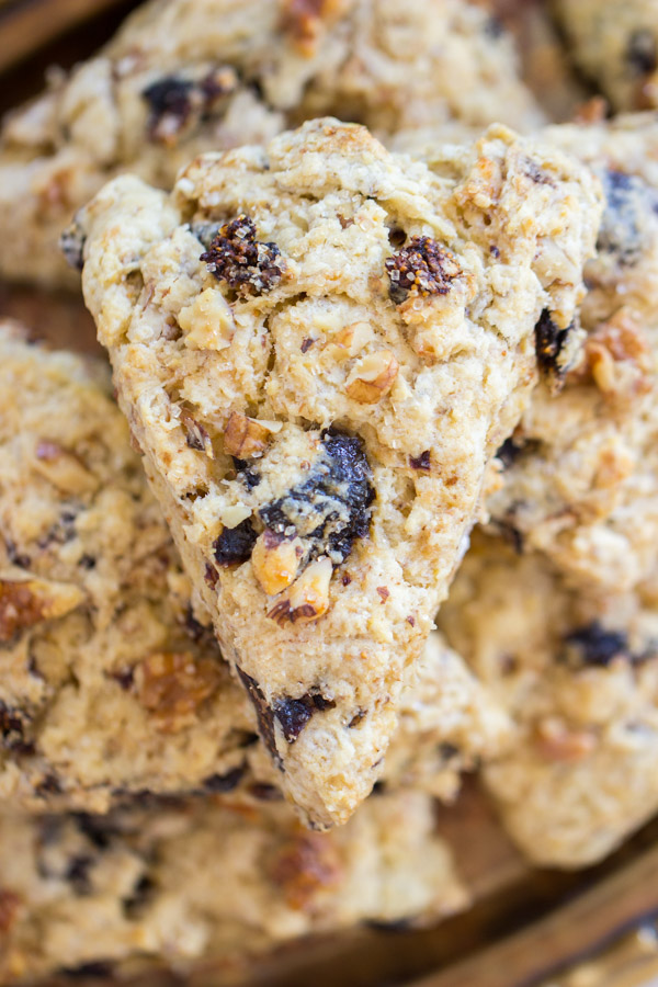 Walnut Fig Scones recipe image thegoldlininggirl 3