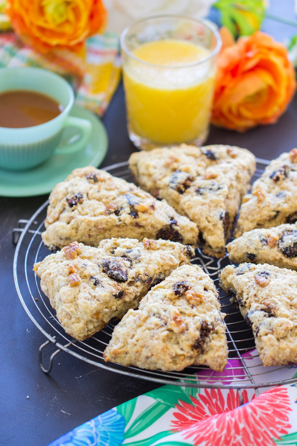 Walnut Fig Scones recipe image thegoldlininggirl 6