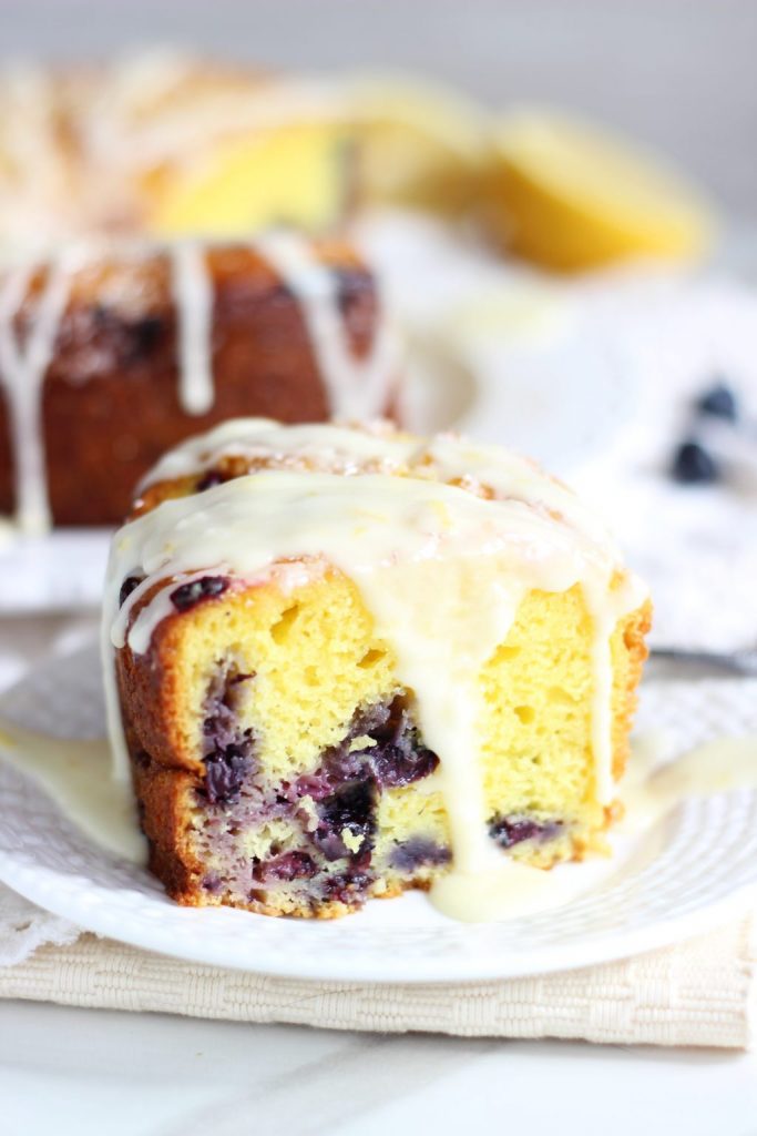 lemon blueberry bundt cake with lemon glaze 32