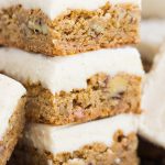Butterscotch Blondies with Brown Butter Frosting