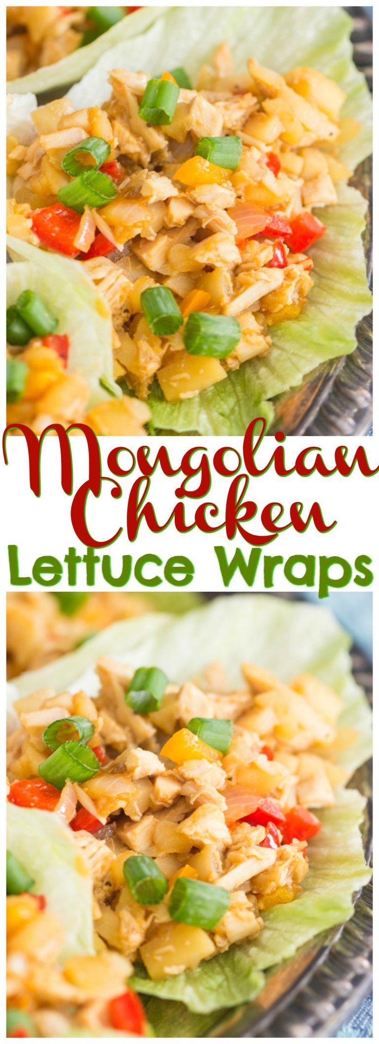 Mongolian Chicken Lettuce Wraps Recipe - The Gold Lining Girl