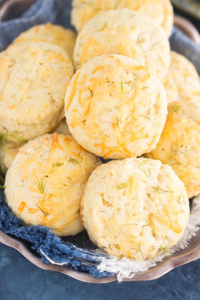 Parmesan Dill Biscuits recipe image thegoldlininggirl.com 1