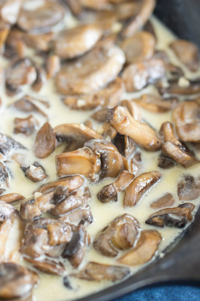 Pasta With Mushroom Gorgonzola Cheese Sauce The Gold Lining Girl