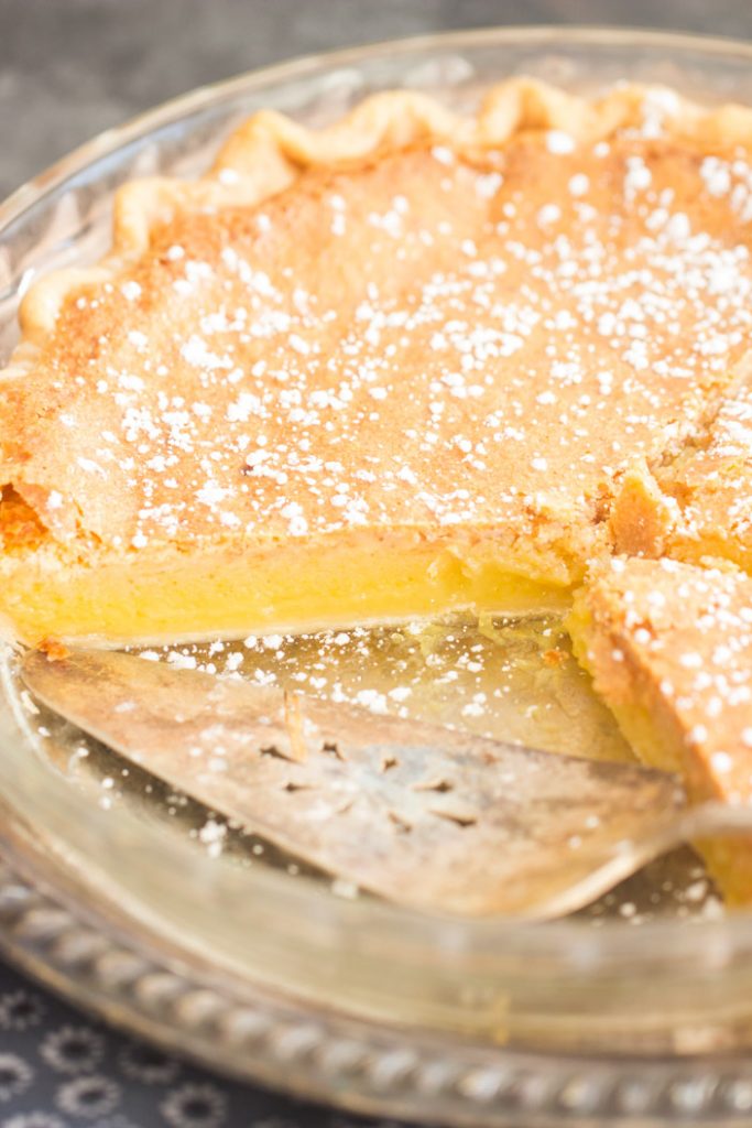 Classic Chess Pie recipe image thegoldlininggirl.com 5