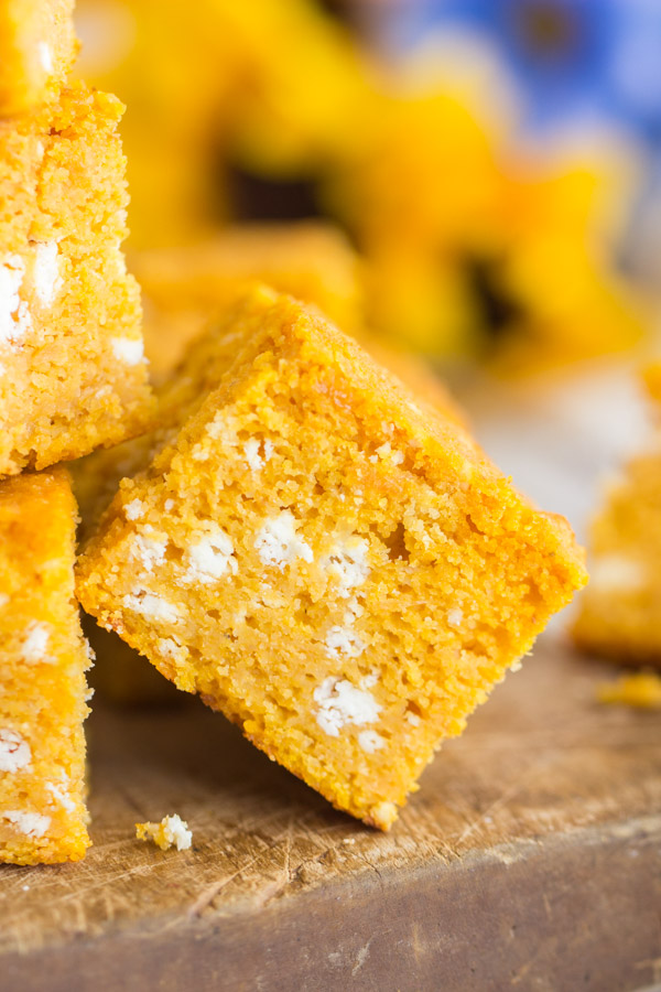 Goat Cheese Pumpkin Cornbread The Gold Lining Girl