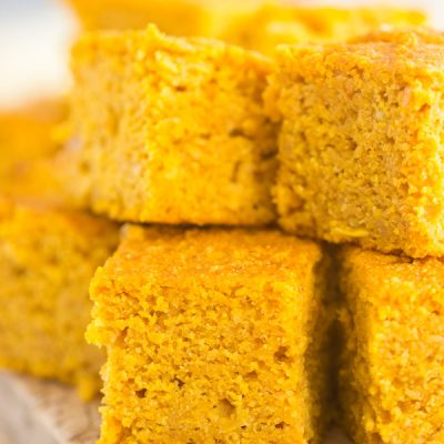 Honey Brown Butter Pumpkin Cornbread - The Gold Lining Girl