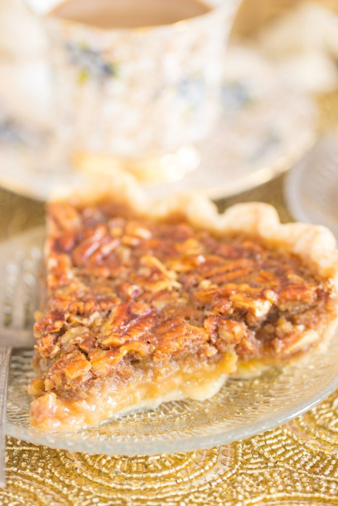 Honey Pecan Pie recipe image thegoldlininggirl.com 11