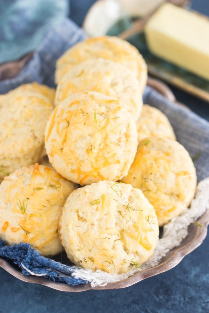 Parmesan Dill Biscuits recipe image thegoldlininggirl.com 5