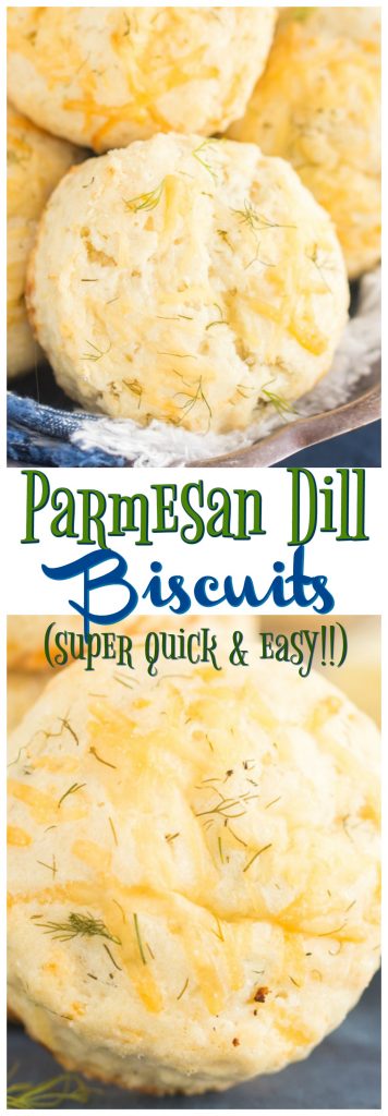 Parmesan Dill Biscuits recipe image thegoldlininggirl.com pin 1