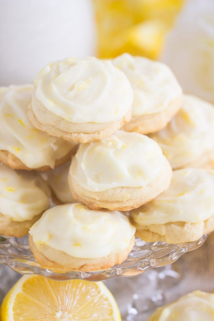 Iced Lemon Amish Sugar Cookies - The Gold Lining Girl