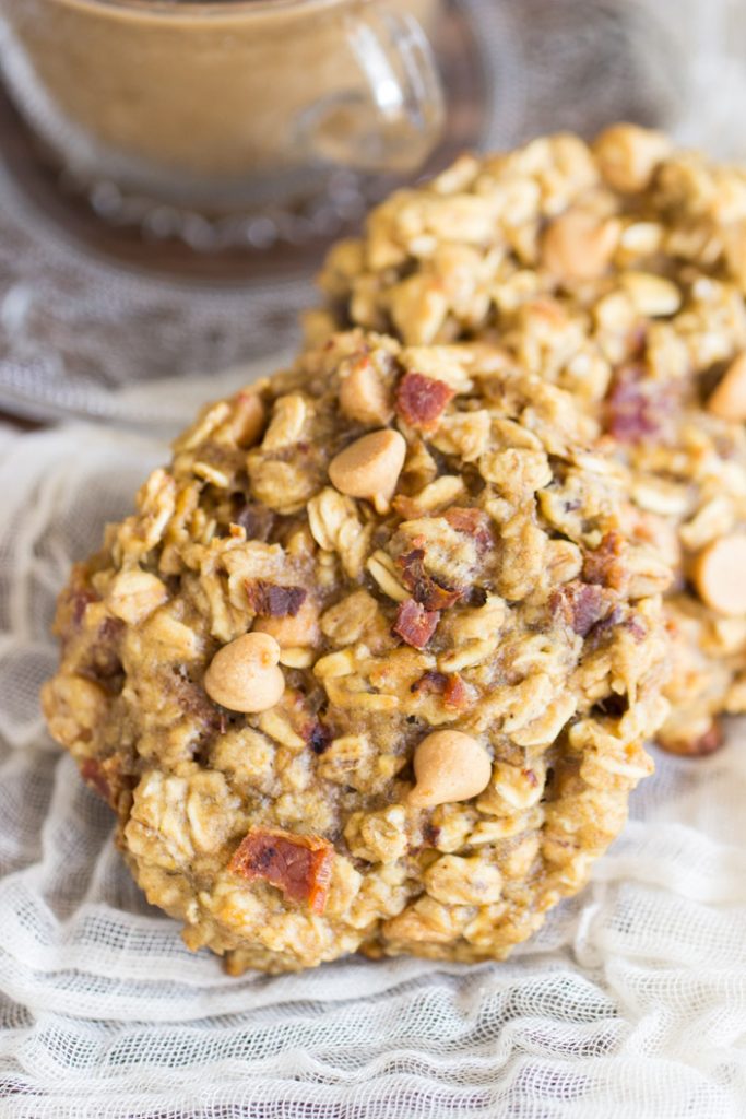 Peanut Butter Bacon Breakfast Cookies recipe image thegoldlininggirl.com 13