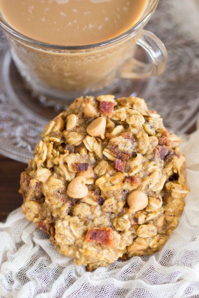 Peanut Butter Bacon Breakfast Cookies recipe image thegoldlininggirl.com 14