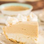 Double Layer No Bake Peanut Butter Cheesecake Recipe
