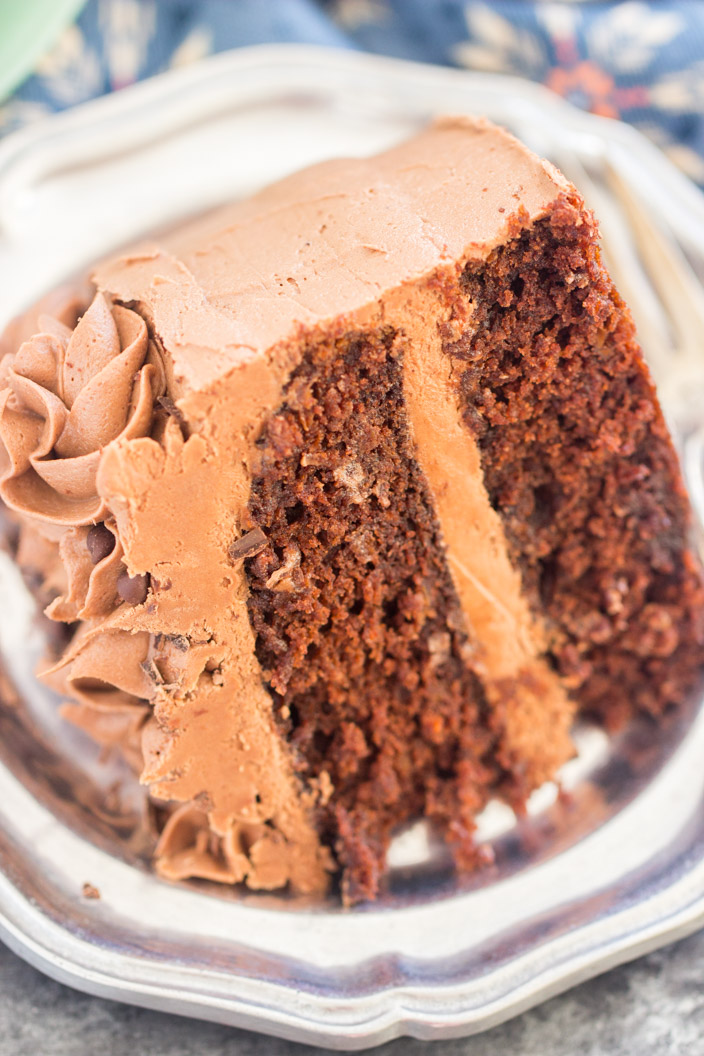 Delicious Carrot Cake With Chocolate Frosting And Brigadeiro Sprinkles  Stock Photo - Download Image Now - iStock