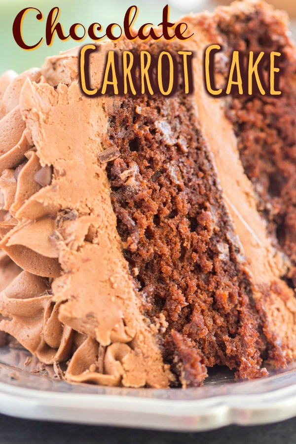 Chocolate Carrot Cake with Chocolate Cream Cheese Icing Recipe - Food.com