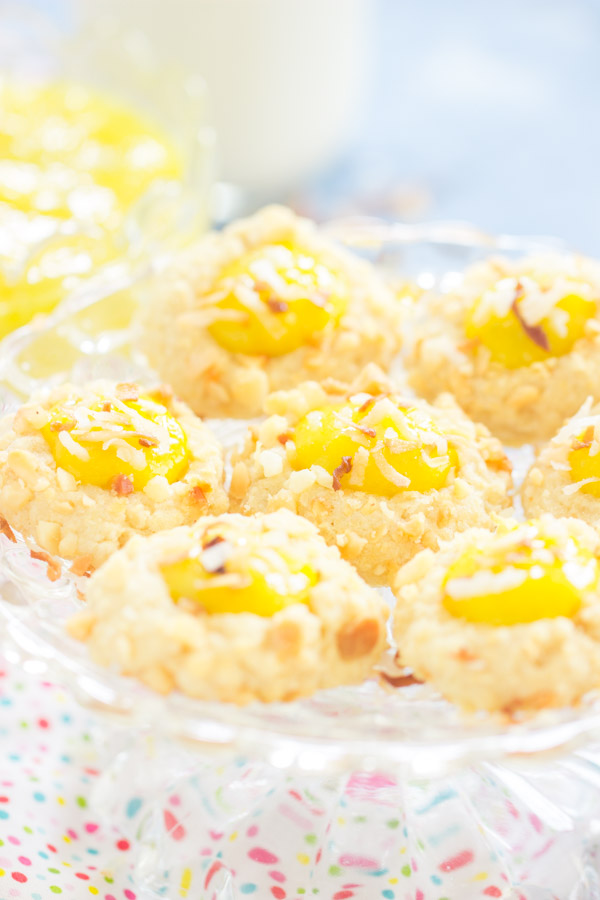 Coconut Macadamia Key Lime Thumbprints The Gold Lining Girl