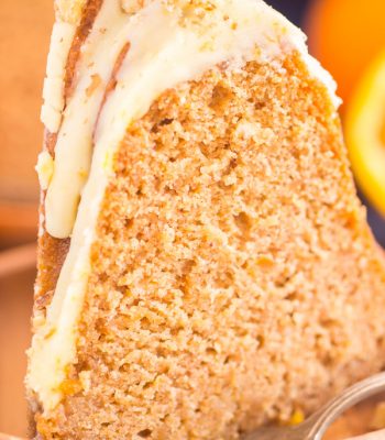Sweet Potato Bundt Cake with Orange Glaze recipe image thegoldlininggirl.com 600x900 3