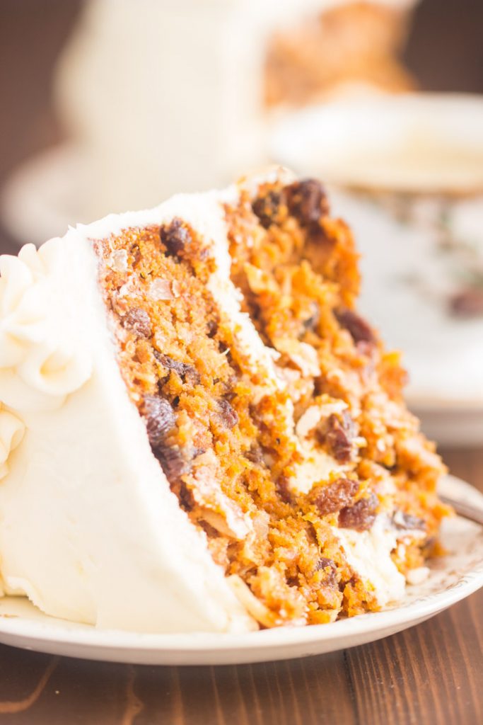 Pumpkin Carrot Cake with Cream Cheese Frosting recipe image thegoldlininggirl.com 10