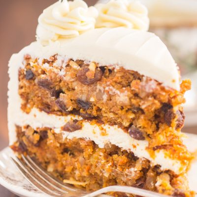 Pumpkin Carrot Cake with Cream Cheese Frosting - The Gold Lining Girl