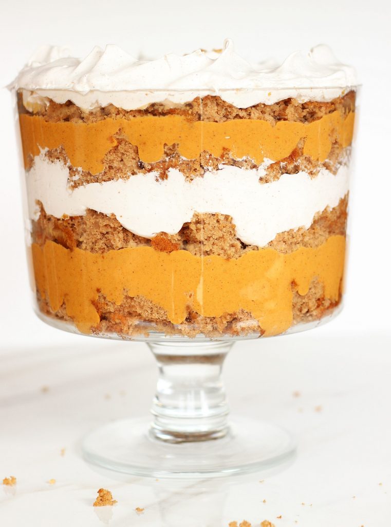 pumpkin spice cake butterscotch trifle 14