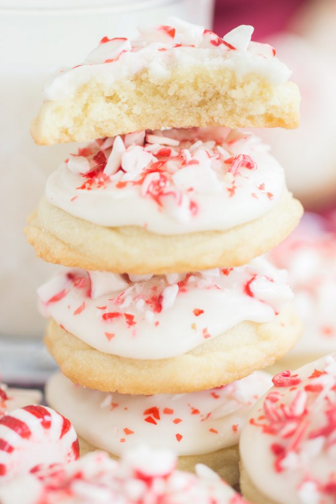 Peppermint Amish Sugar Cookies recipe image thegoldlininggirl.com 14