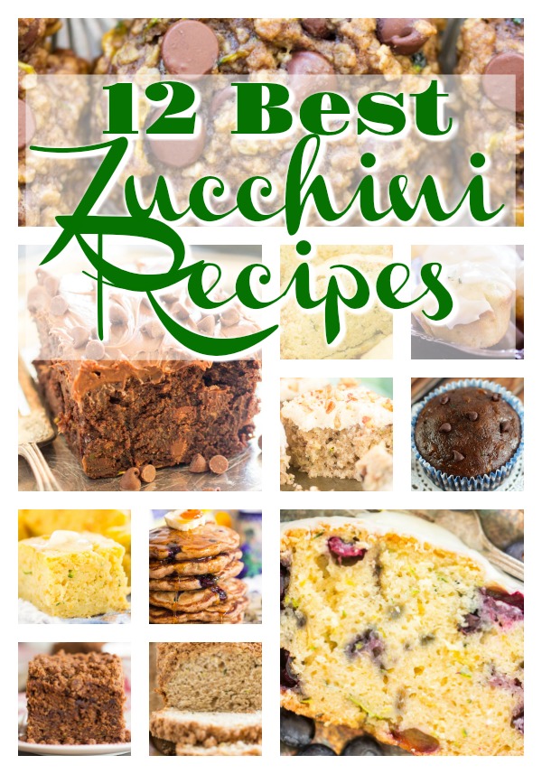 12 of the very BEST Zucchini Recipes! • The Gold Lining Girl