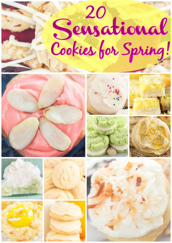 Sugar Cookies for spring recipe image thegoldlininggirl.com