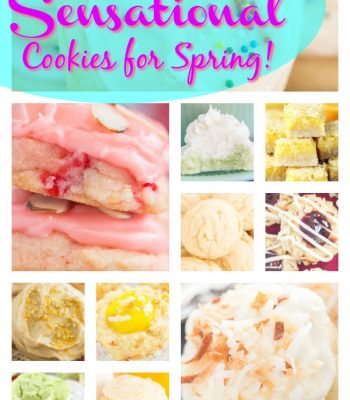 Sugar Cookies for spring recipe image thegoldlininggirl.com