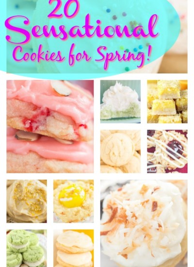 Sugar Cookies for spring recipe image thegoldlininggirl.com