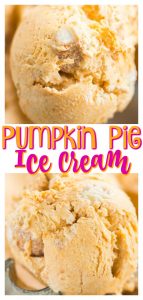 Super Simple No-Churn Pumpkin Pie Ice Cream • The Gold Lining Girl