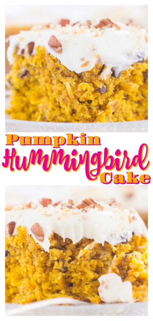 Pumpkin Hummingbird Cake