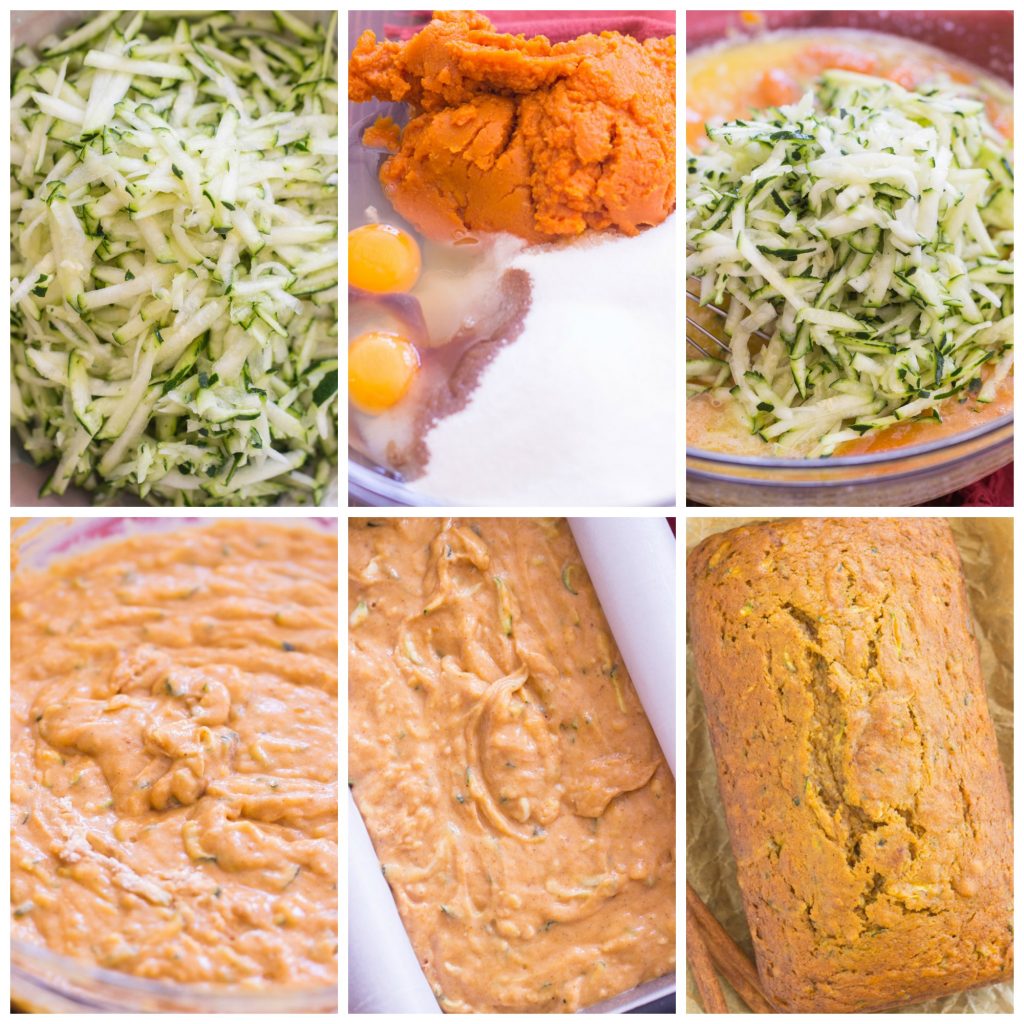 Pumpkin Zucchini Bread with Brown Butter Icing