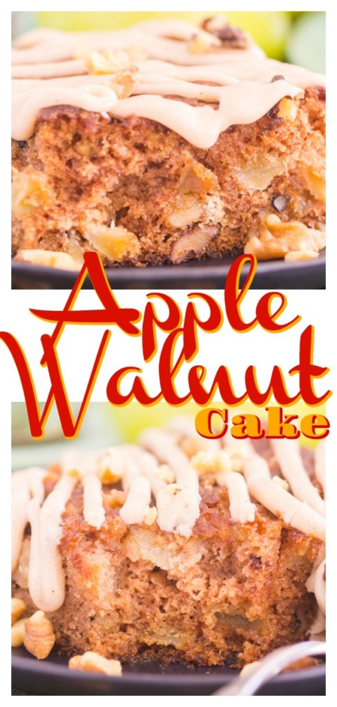 Old-Fashioned Apple Walnut Cake