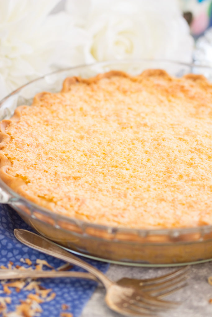 Coconut Chess Pie 