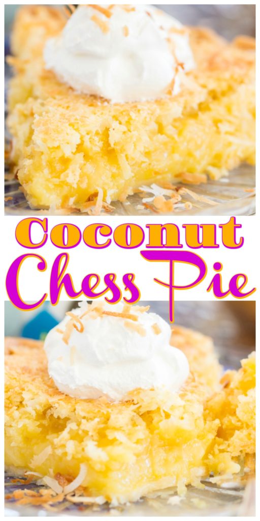 Coconut Chess Pie 