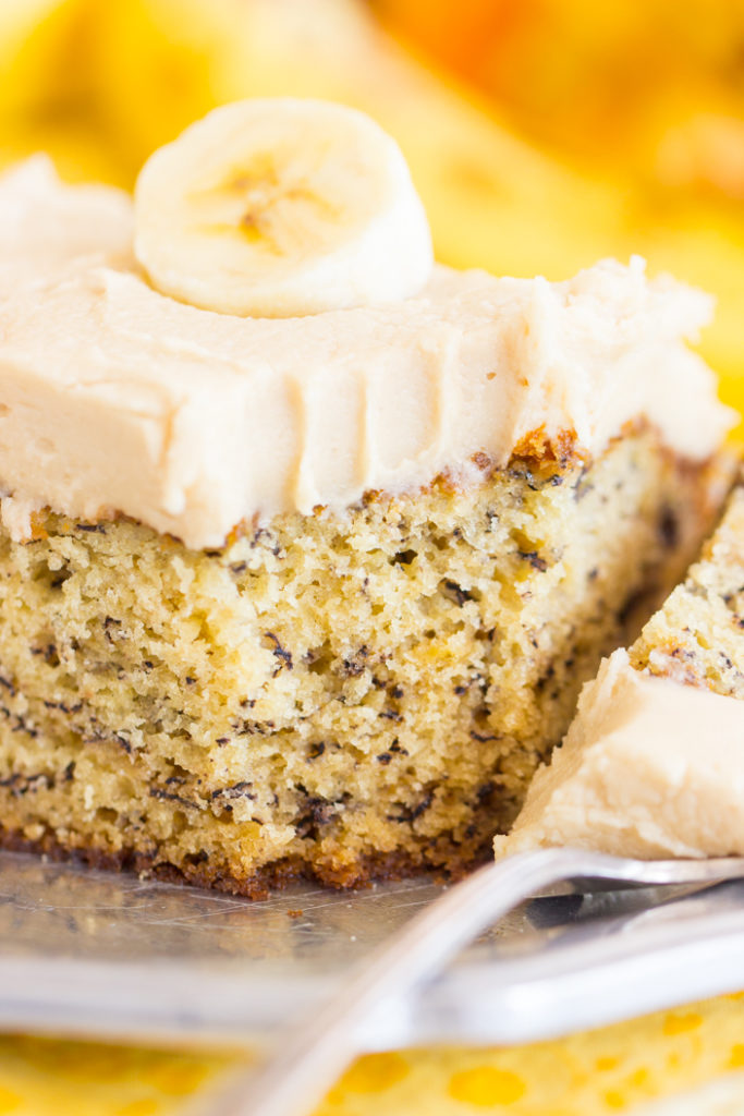 Banana Cake Brown Butter Icing