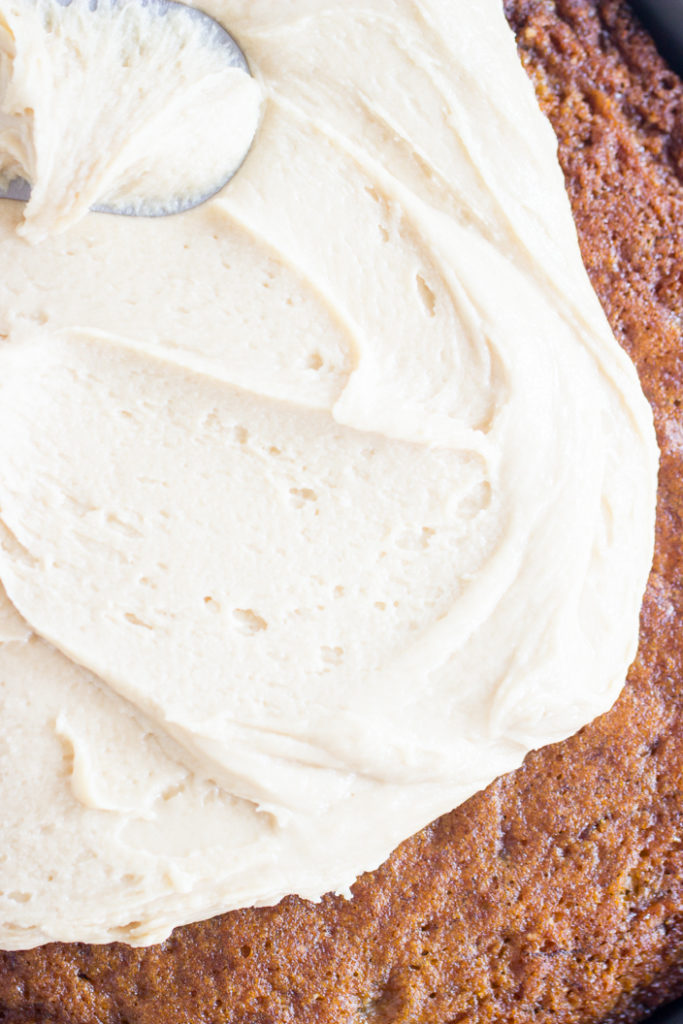 Banana Cake Brown Butter Icing