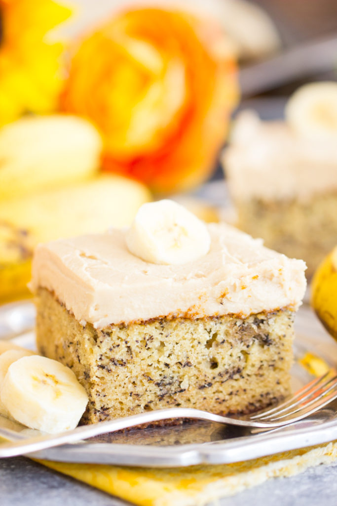 Banana Cake Brown Butter Icing