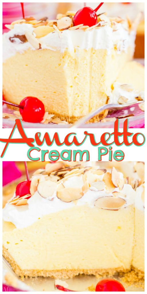 Amaretto Almond Cream Pie recipe