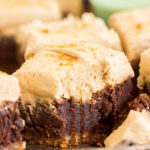 Cookie Butter Brownies with Cookie Butter Frosting