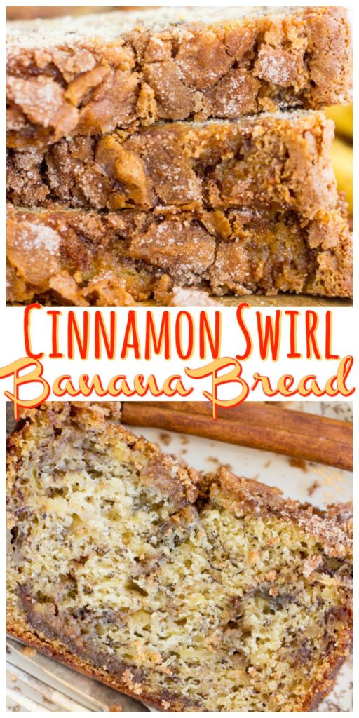 Cinnamon Swirl Banana Bread