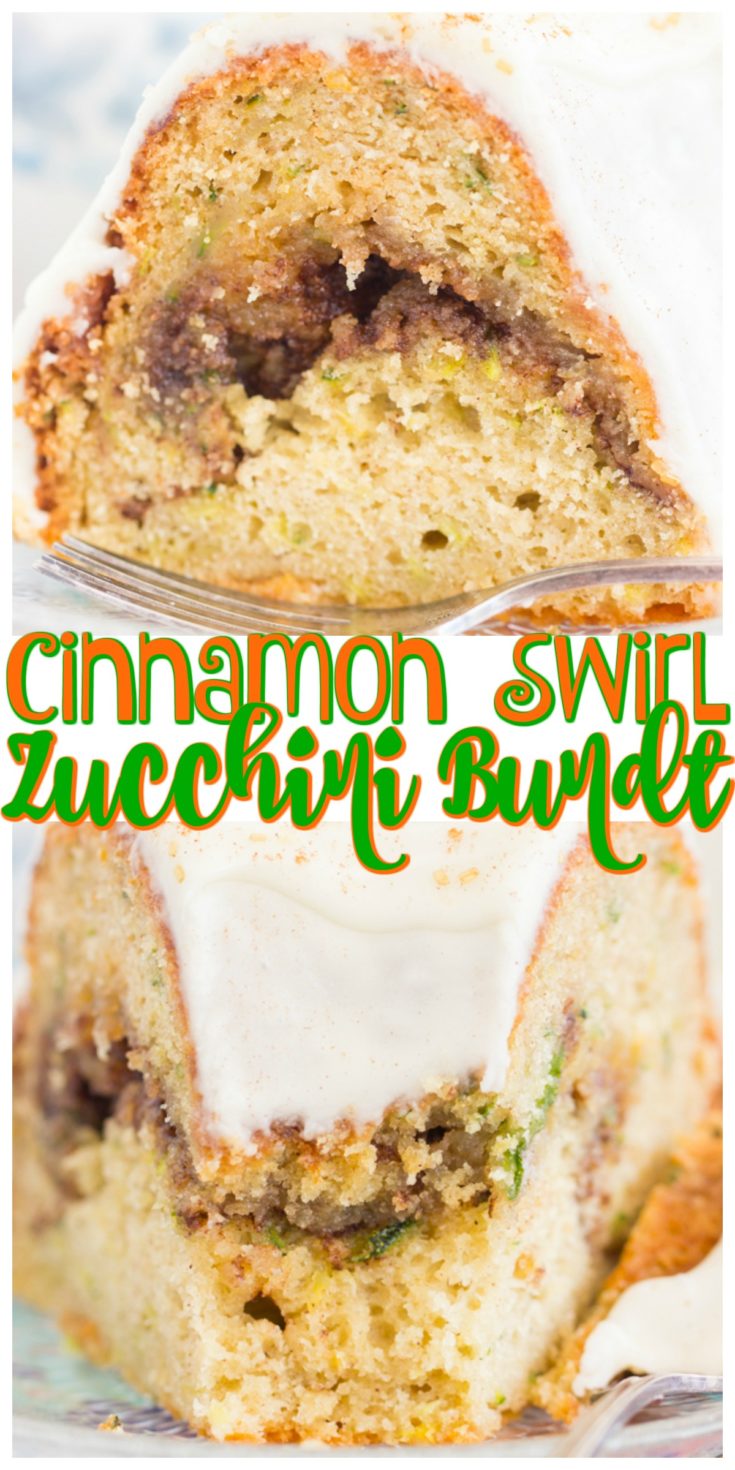 CinnamonStreusel Zucchini Cake with Cream Cheese Icing