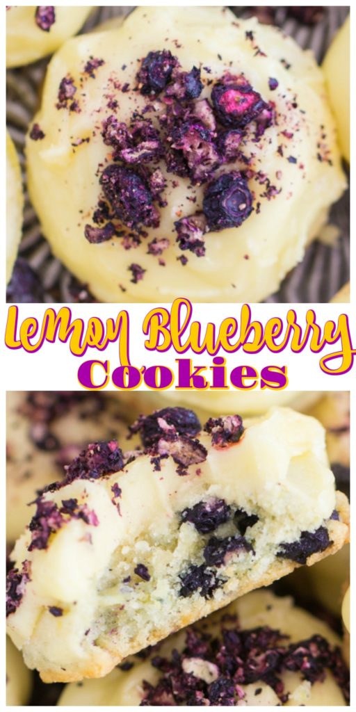Lemon Blueberry Cookies