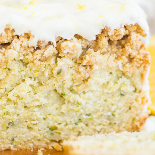 Lemon Zucchini Bread With Crumb Topping • The Gold Lining Girl