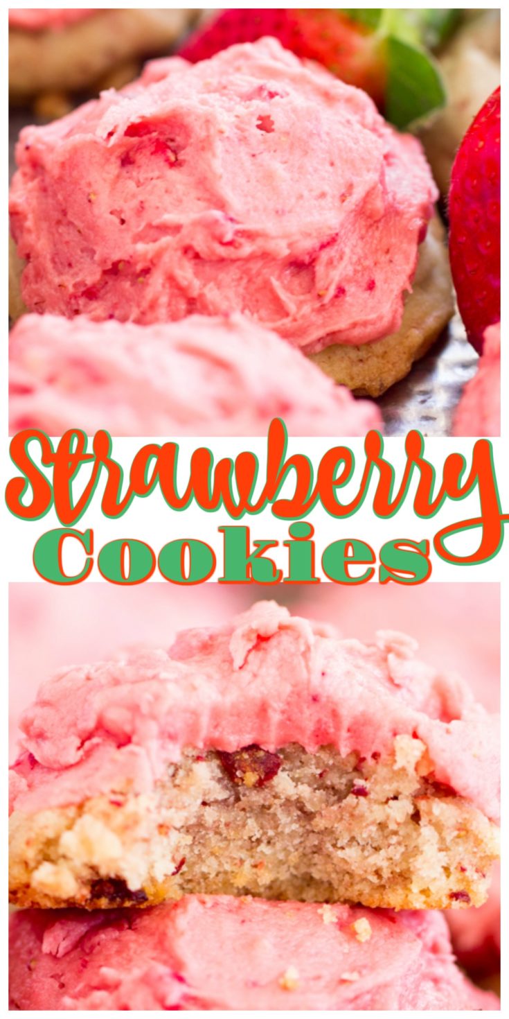 Strawberry Amish Sugar Cookies • The Gold Lining Girl