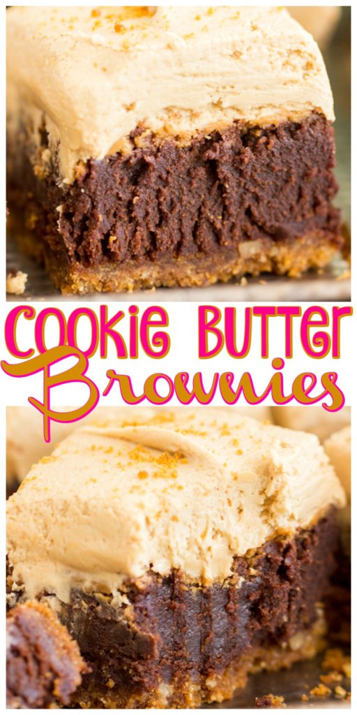 Cookie Butter Brownies Biscoff Brownies