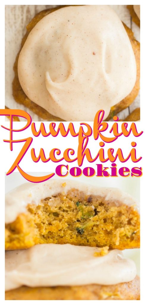 Pumpkin Zucchini Cookies